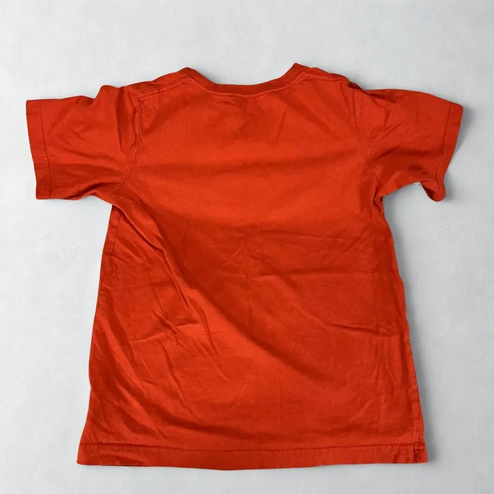 Nike T-Shirt Boys Medium (10-12) Orange Skateboarding Graphic Print Short Sleeve - Picture 2 of 6